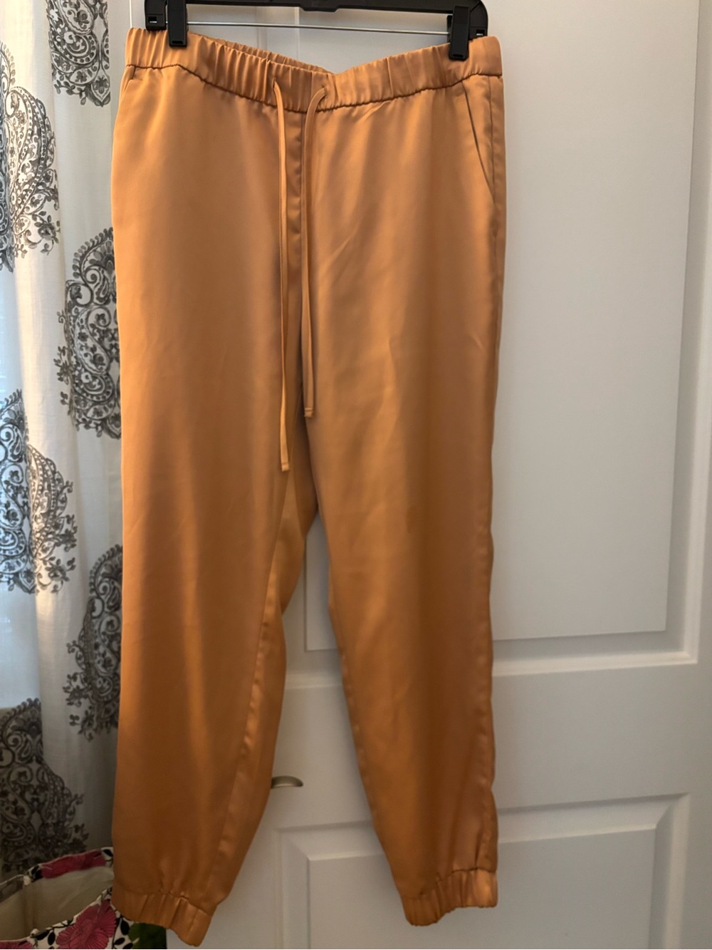 Banana Republic Peach-Tone Drawstring Joggers
